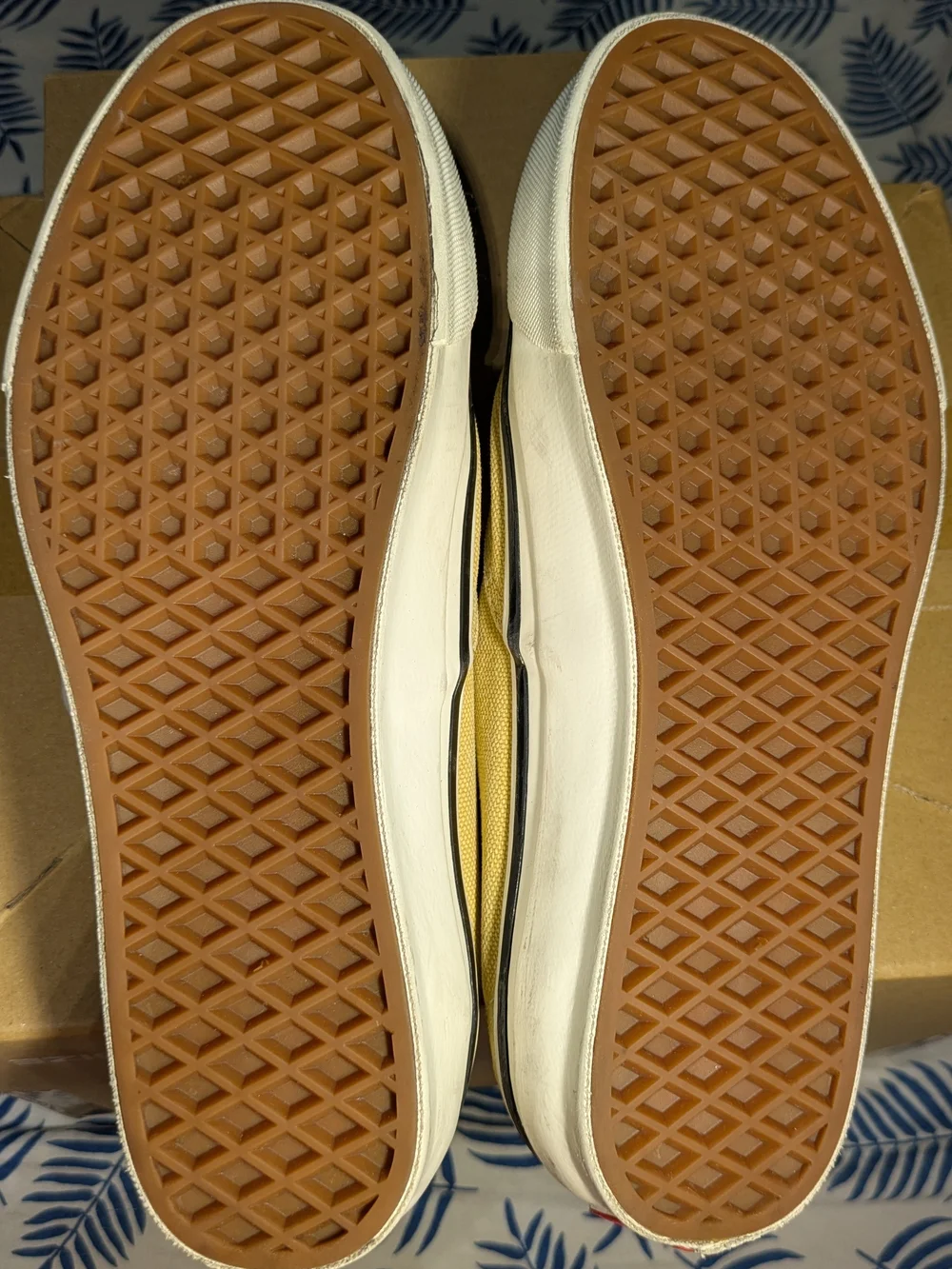 Vans Vault Yellow Canvas Low-Top Sneakers